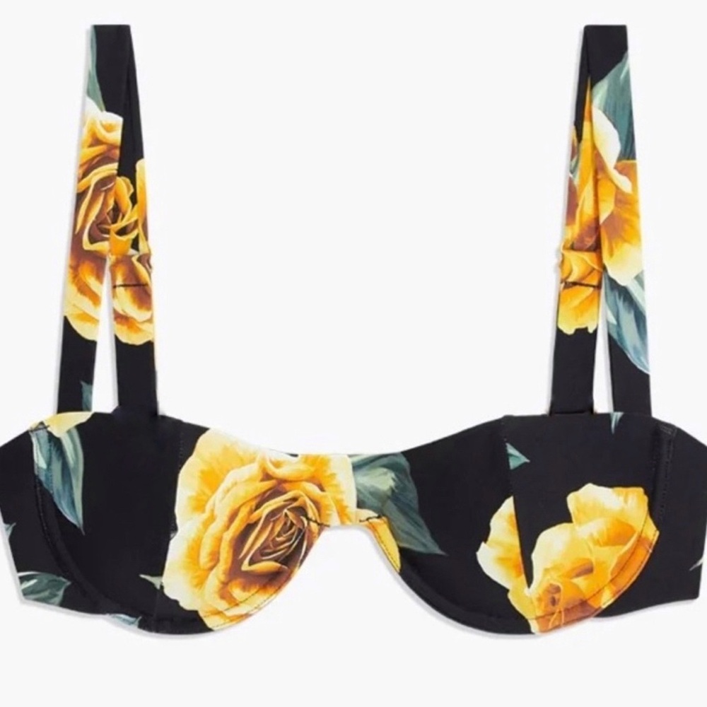 WeWoreWhat x Onia Sorrento Rose Bikini Top (L)